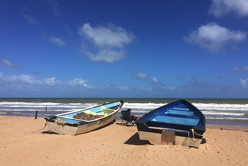 Fishing Boats on Mayaro Beach